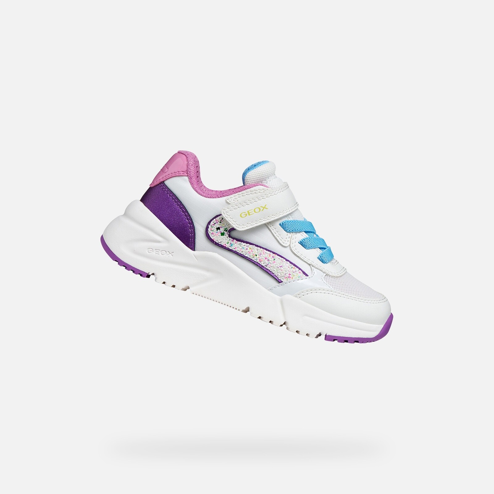 Biele dievčenské tenisky Geox
