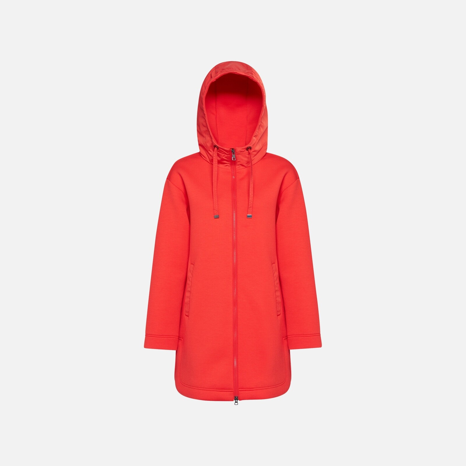 Red Women's Parka Geox Sweater - Ladies