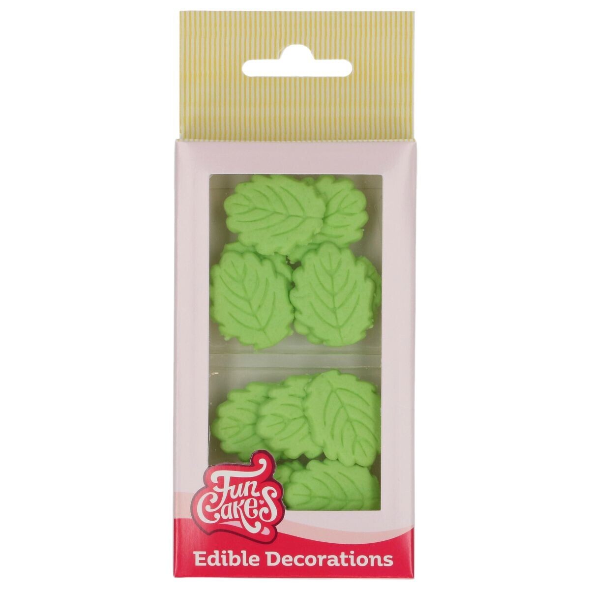 Funcakes Cukrové zdobenie - Zelené listy 12 ks