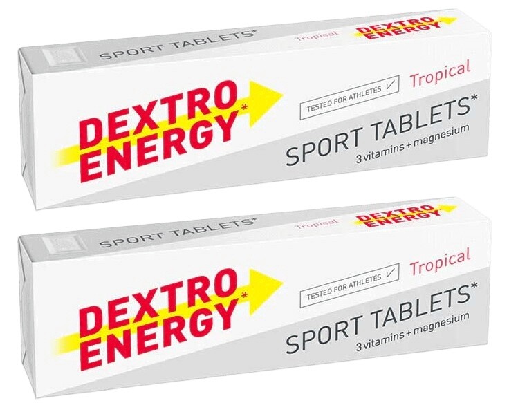 Dextro energy sport tablets 2x47 g - tropical