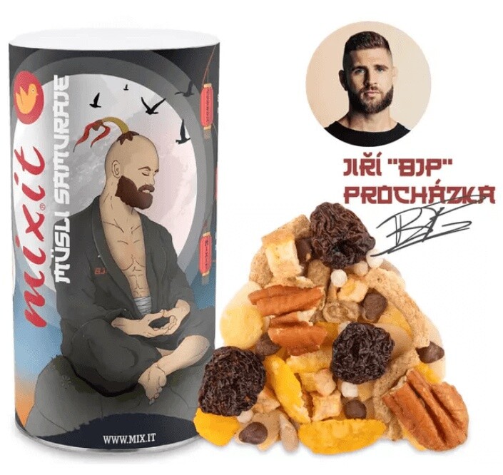 Mixit proteinové müsli samuraje jirky procházky