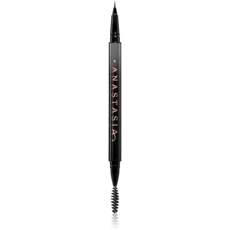 Anastasia Beverly Hills MicroStroke Brow Pen fix na obočie s kefkou odtieň Granite 0.5 ml