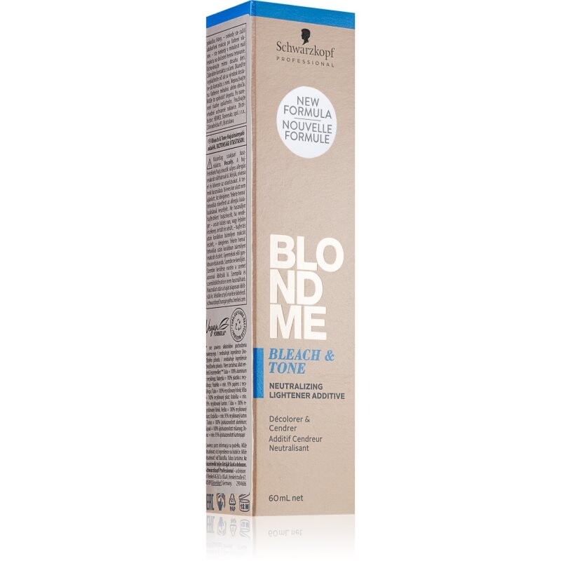Schwarzkopf Professional Blondme Bleach & Tone zosvetľujúca a tónovacia prísada odtieň Violet Additive 60 ml