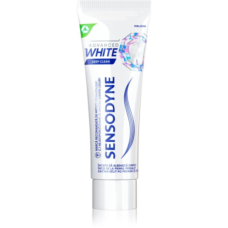 Sensodyne Advanced White Deep Clean bieliaca zubná pasta 75 ml