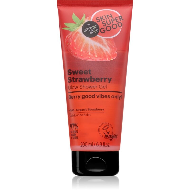 Organic Shop Skin Super Good Sweet Strawberry vyživujúci sprchový gél 200 ml