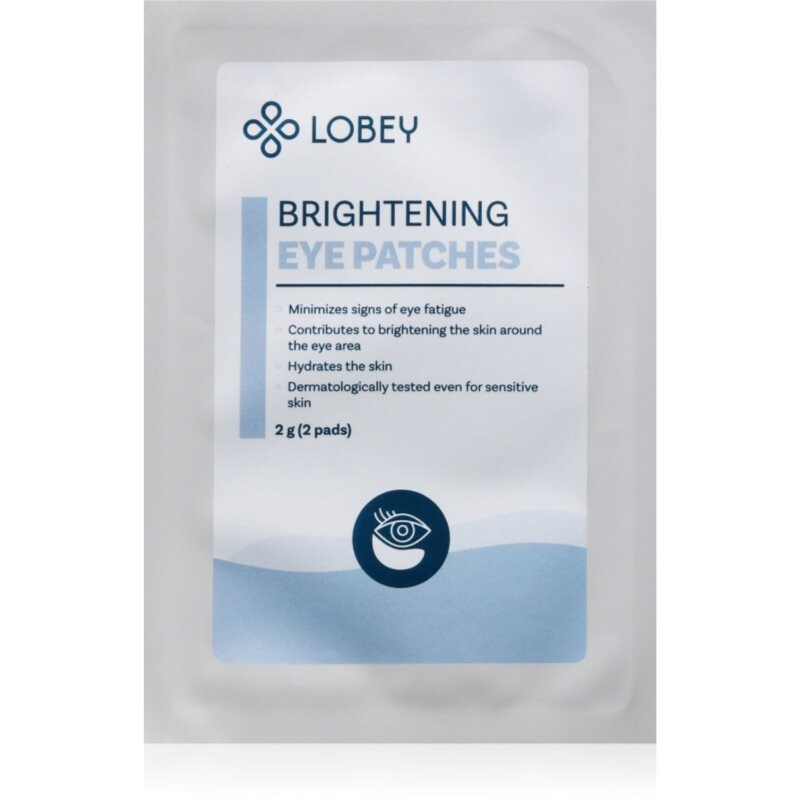 Lobey Skin Care Brightening Eye Patches hydrogélová maska na očné okolie 2 g