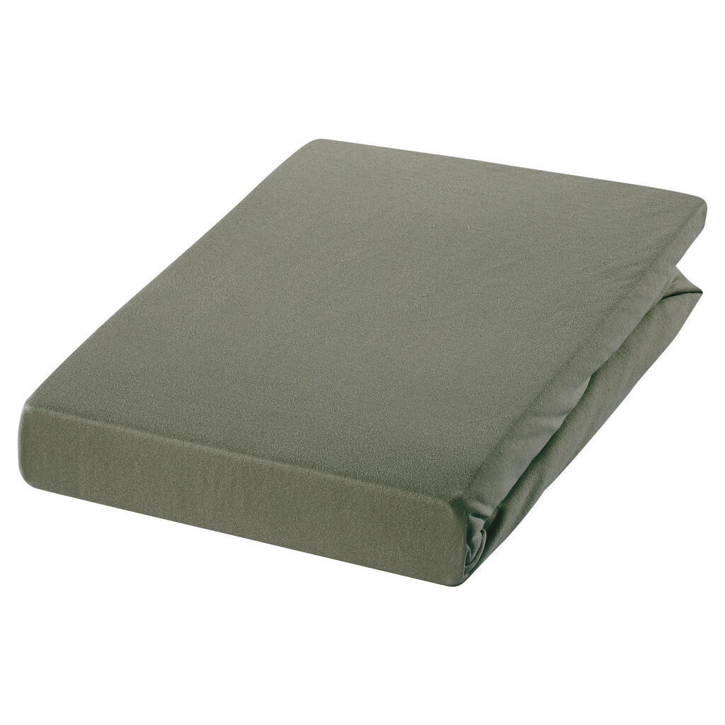 Dieter Knoll NAPÍNACIA PLACHTA, džersej, tmavozelená, 200/220 cm