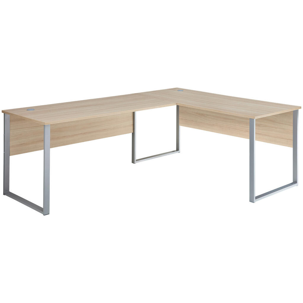 Stylife ROHOVÝ PÍSACÍ STÔL, farba duba, 223/170/77 cm