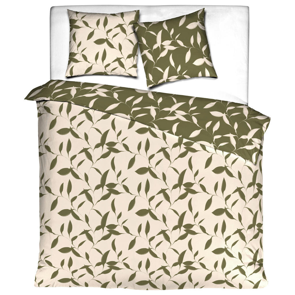 MISTRAL POSTEĽNÁ BIELIZEŇ, satén, zelená, 140/200 cm