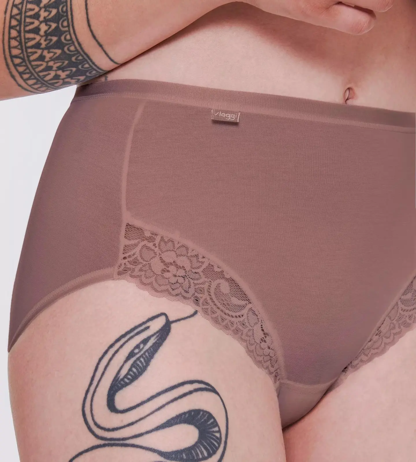 Dámske nohavičky Romance Maxi - CACAO - hnedá 1141 - SLOGGI CACAO 44