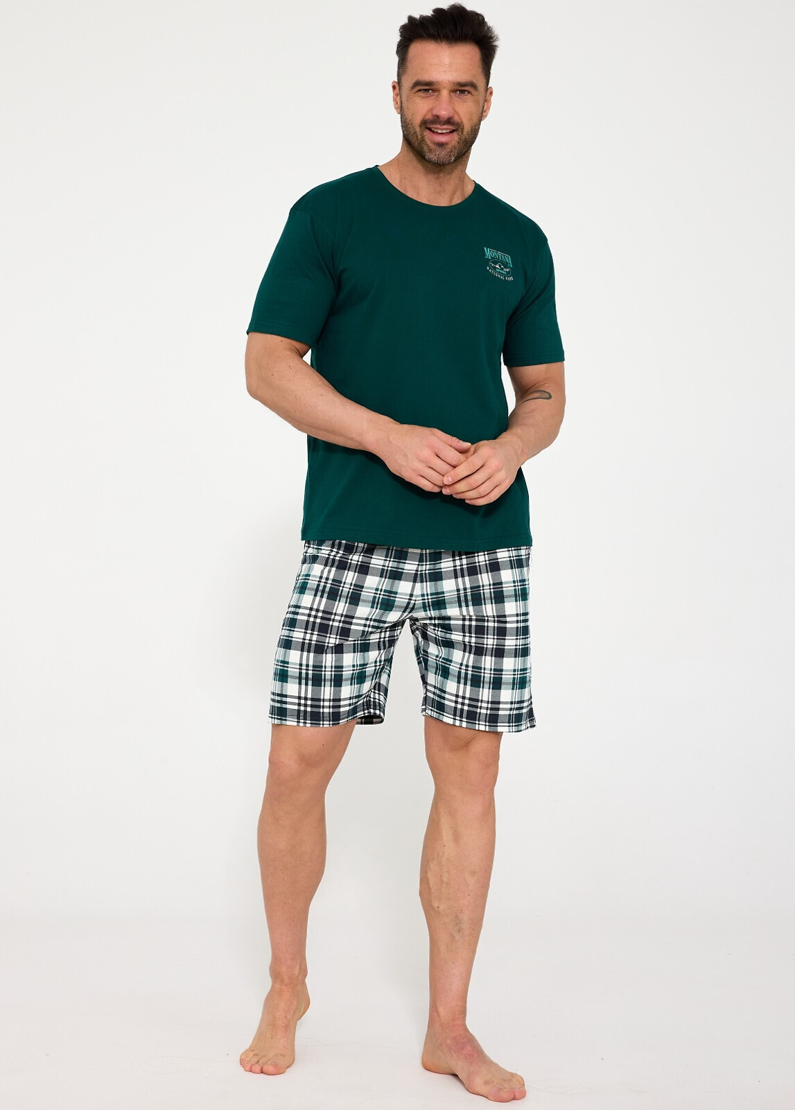 Cornette 326/212 Montana pyžamo s/r S-2XL zelená L