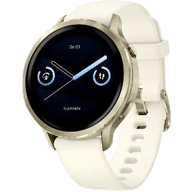 GARMIN Venu 4 so zlatým silikónovým remienkom 41 mm