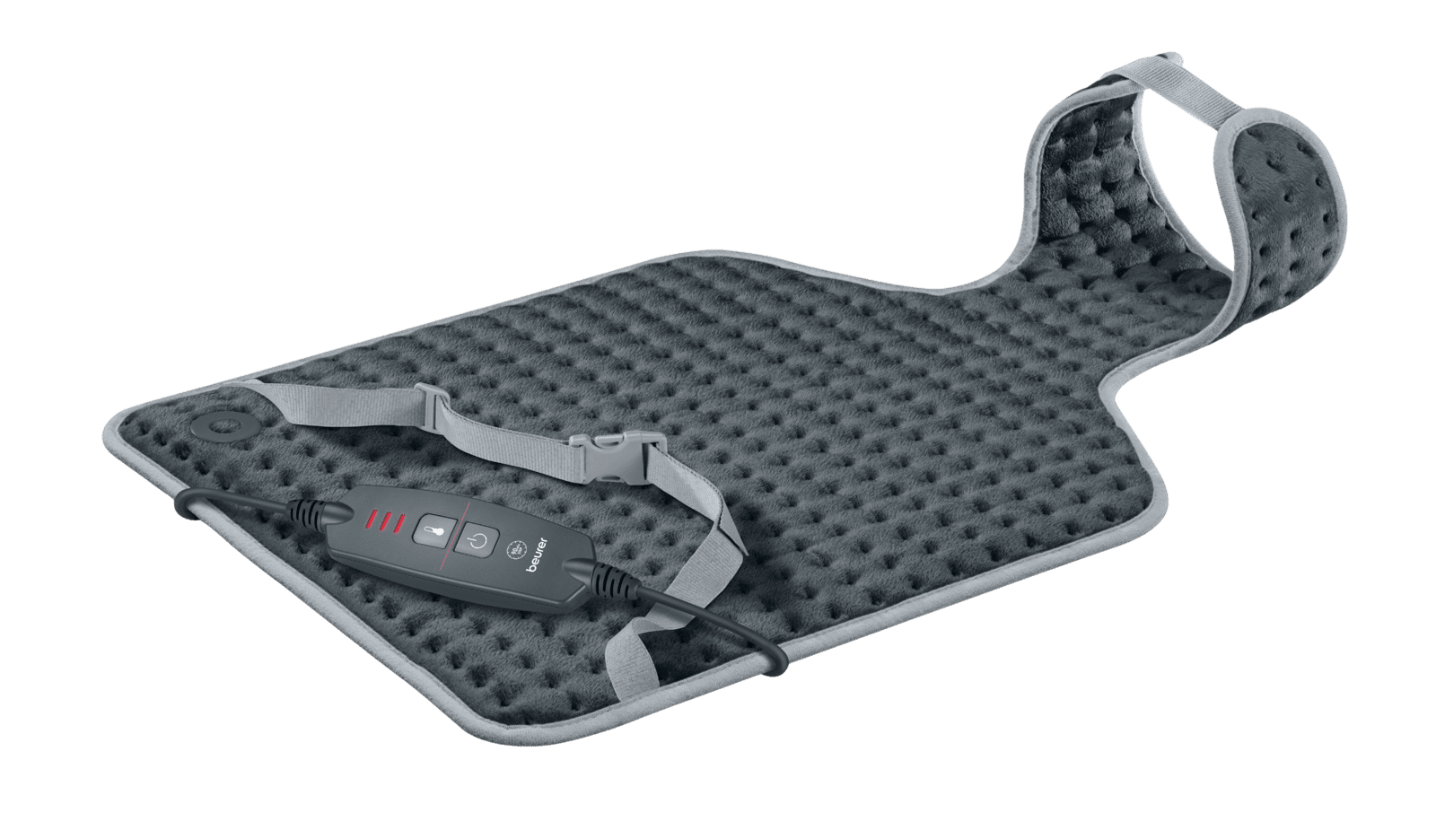 BEURER Vyhrievaná dečka šedá na chrbát a krk HK64