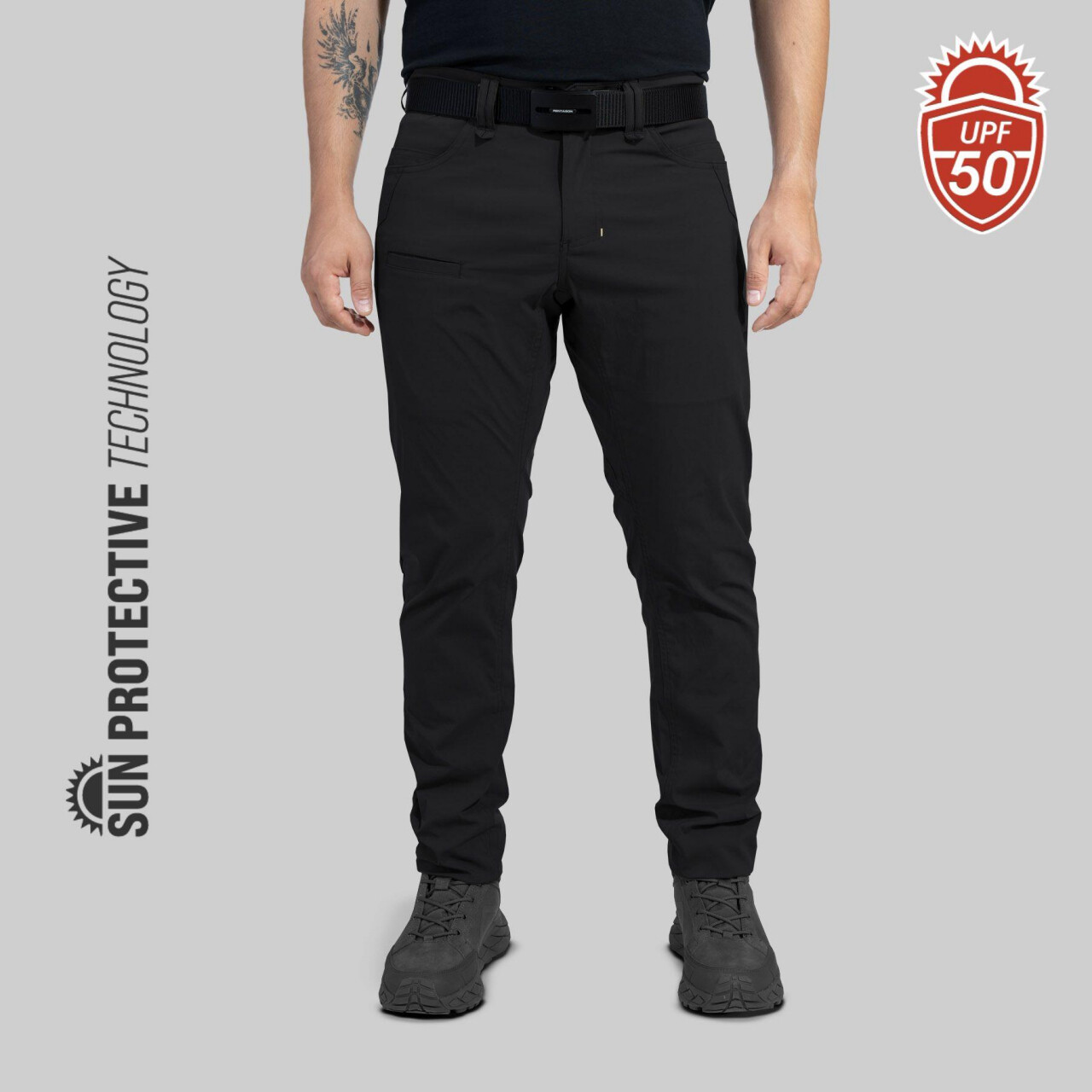 Nohavice Pentagon Rogue Tropic - čierne, 52 L