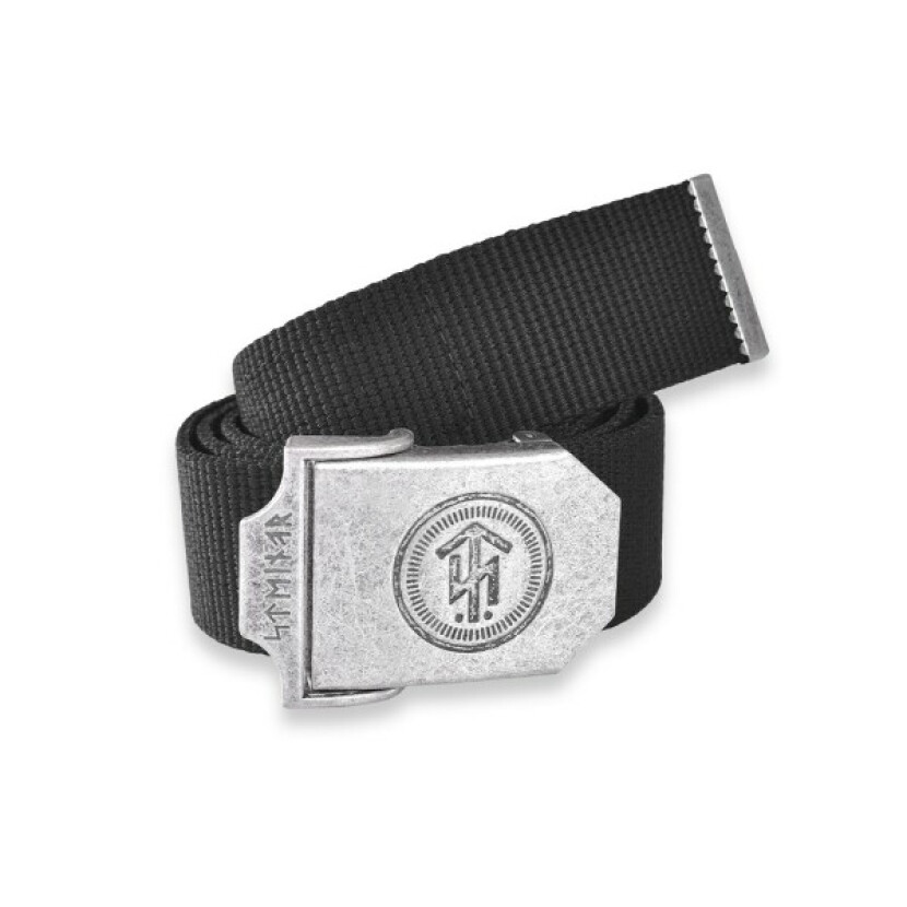 Opasok Thor Steinar Narvik - čierny-strieborný, 120