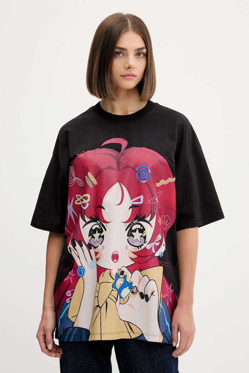 Tričko Hugo Blue Oversized Tee_B_4