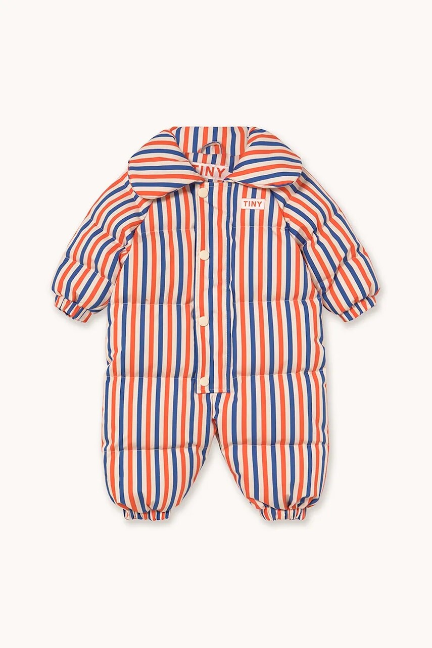 Overal pre bábätká Tinycottons STRIPES PADDED OVERALL
