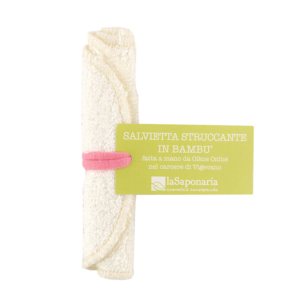 LA SAPONARIA Bambusový odličovací opakovane prateľný obrúsok 1 kus