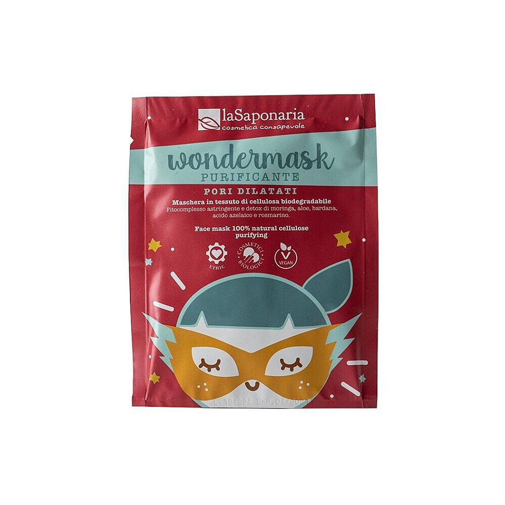 LA SAPONARIA Čistiaca pleťová maska ​​Wondermask BIO 10 ml