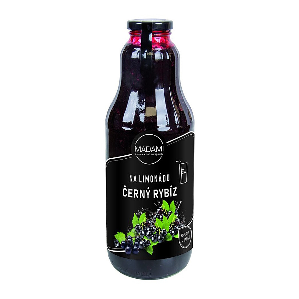 MADAMI Ovocie na limonádu čierne ríbezle 1000 ml