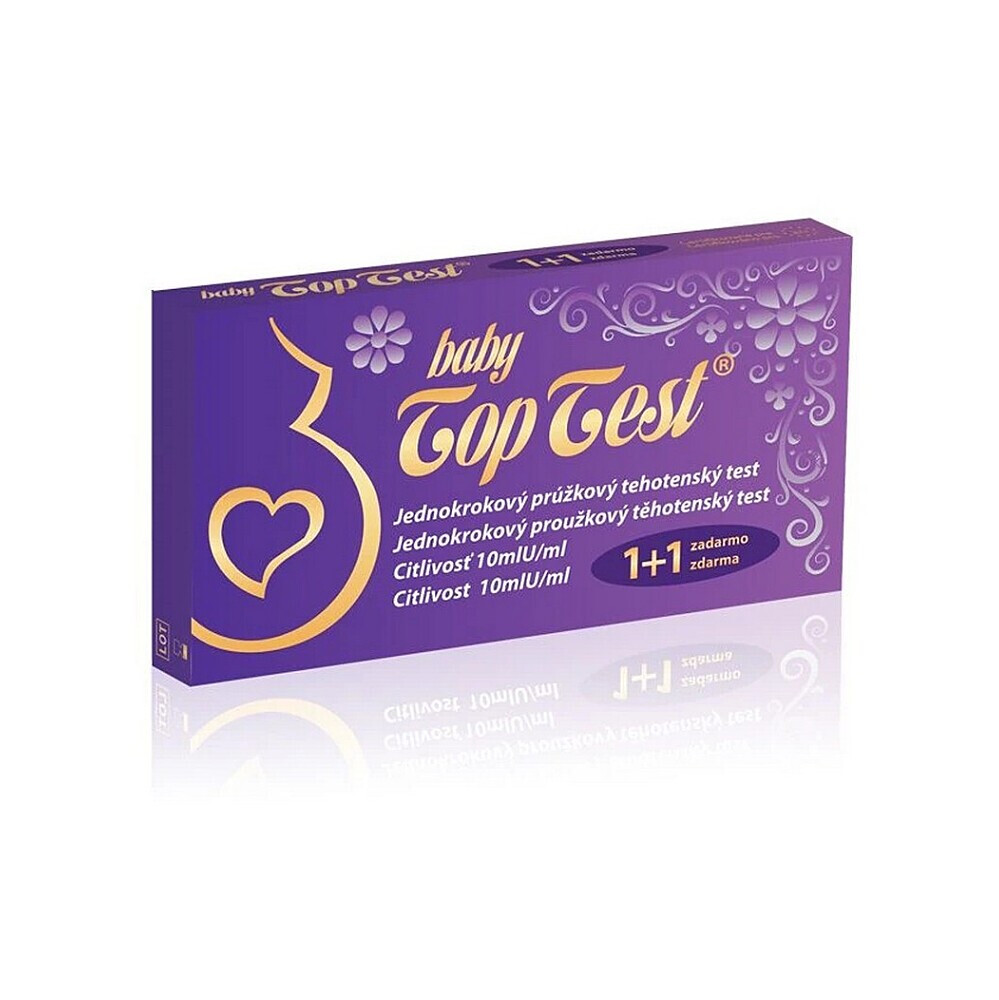 Tehotenský test Top Test baby 2 ks