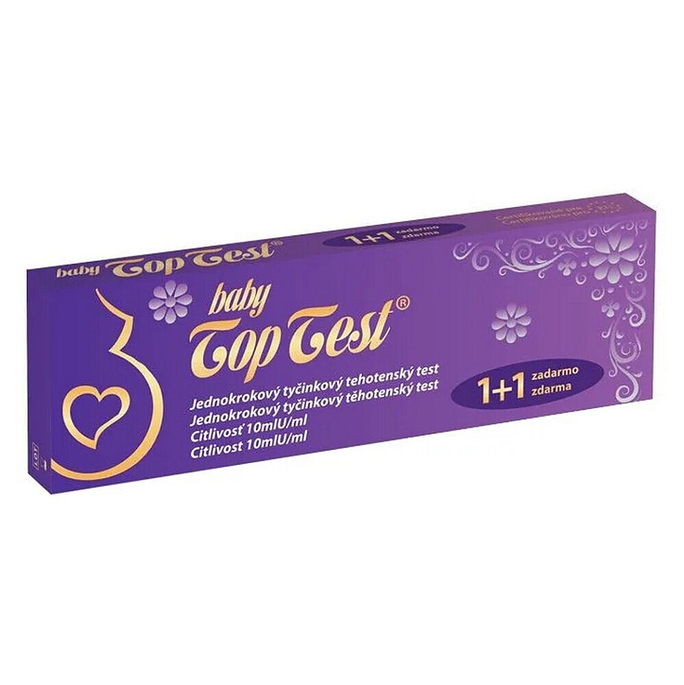 Těhotenský test Top Test baby tyčinka 2 ks