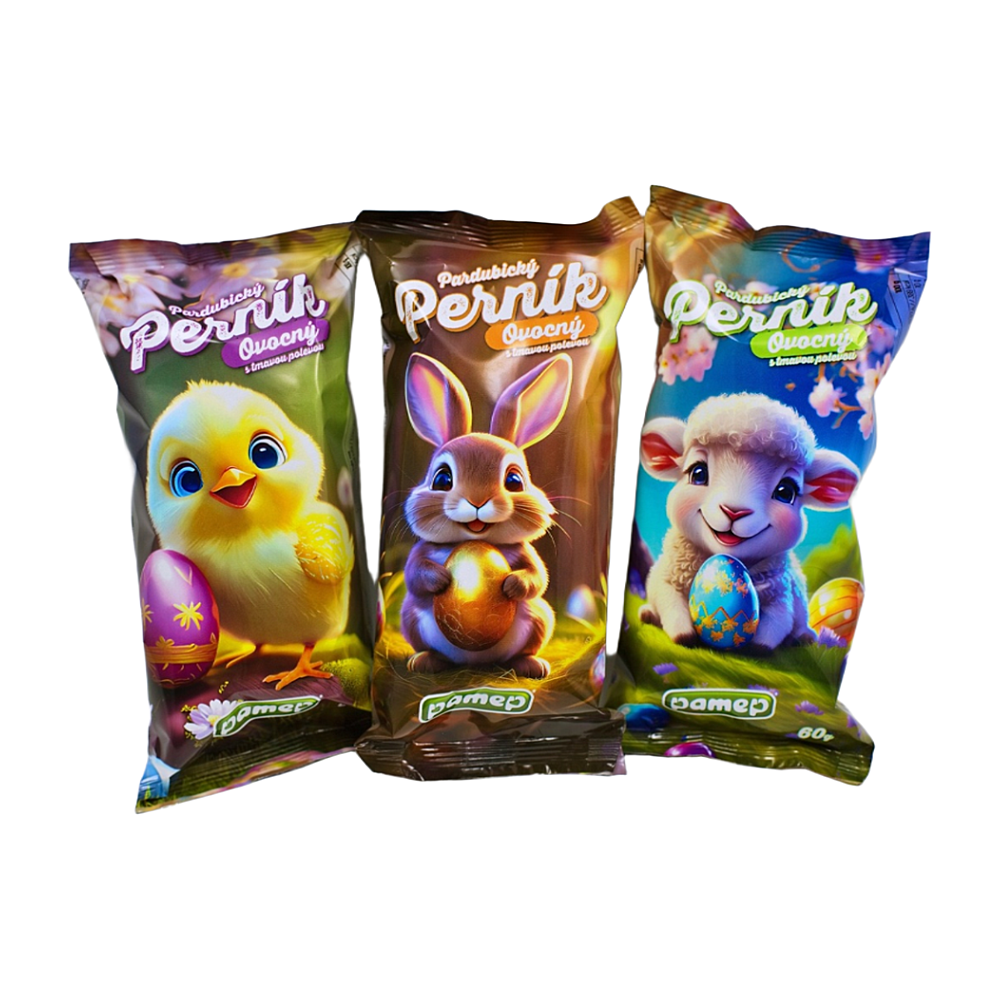 PAMEP Veľkonočný perník s motívmi zvieratiek 60 g
