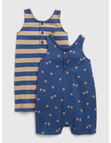 Detský overal bez rukávov, 2 ks