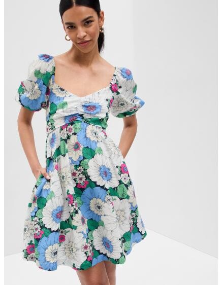 Kvetinové mini šaty