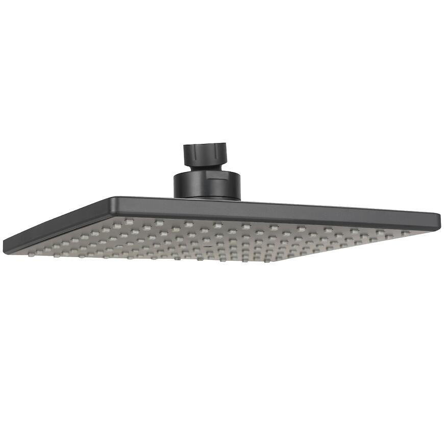 Sprchová hlavica Square Black 20x20 cm