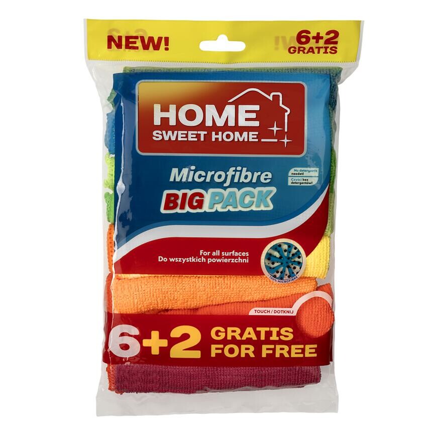 Mikrovláknové utierky HSH 6+2 zdarma