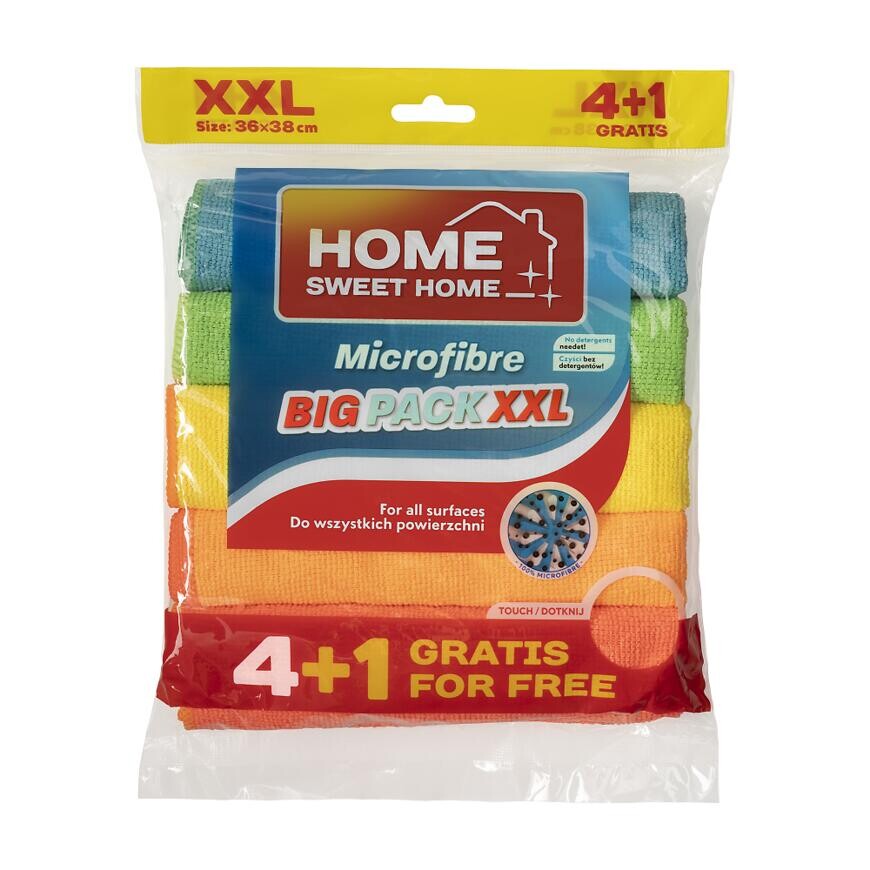 Mikrovláknové utierky HSH 4+1 zdarma