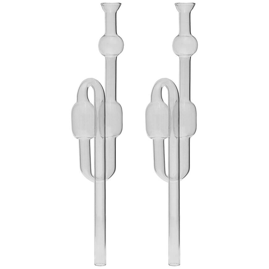 Fermentačná rúrka 2 ks - sklenená