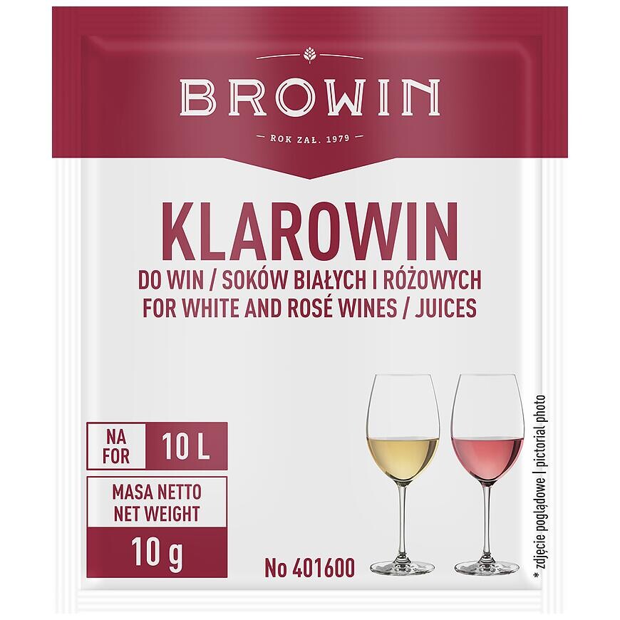 Klarowin číriaci prostriedok do bielych a ružových vín - 10 g