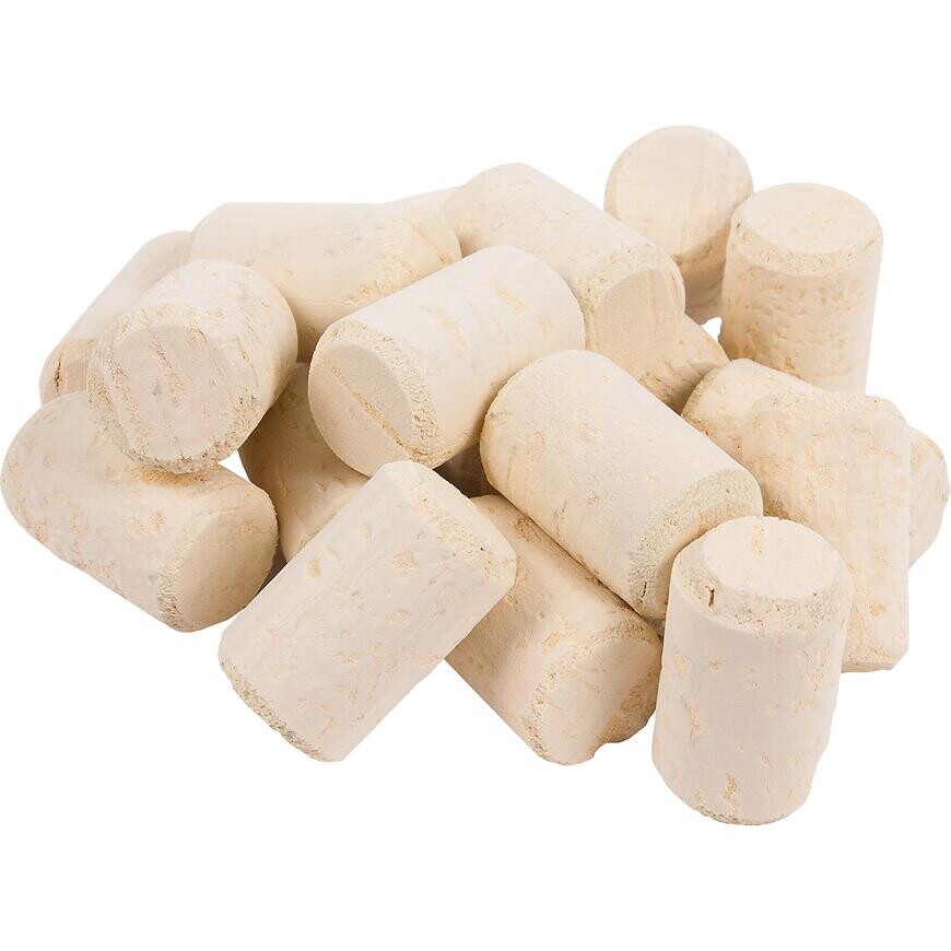 Korková zátka valcová fi24/38mm - kolmat. - 20 ks