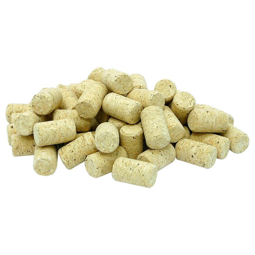 Korková zátka valcová fi22/38mm - aglomer. - 20 ks