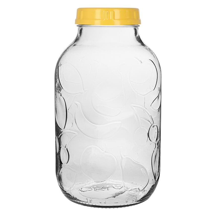 Sklenený pohár to 5 l s viečkom Browin s úchytom