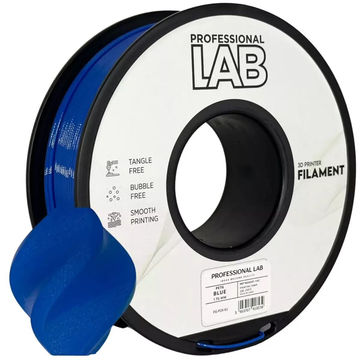 PETG filament Professional Lab - 1 kg modrý