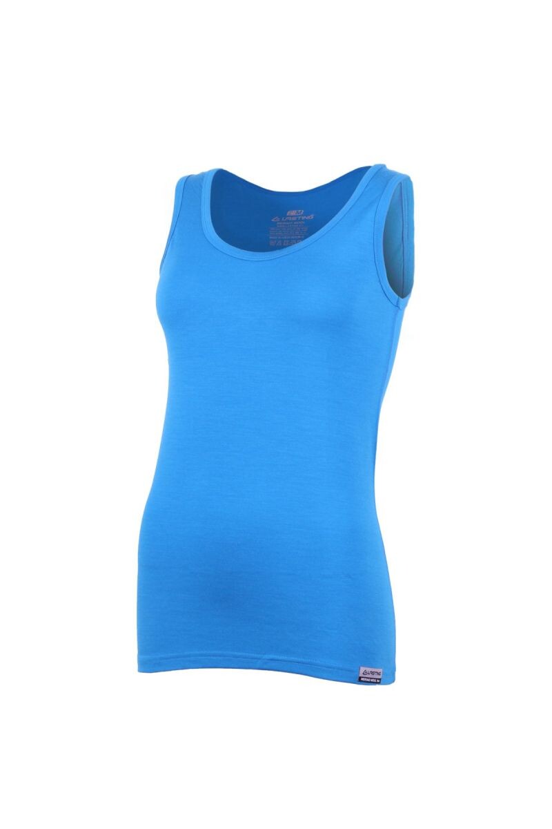 Lasting dámske merino tielko BARA 5151 modrá Veľkosť: XL 8595067863634