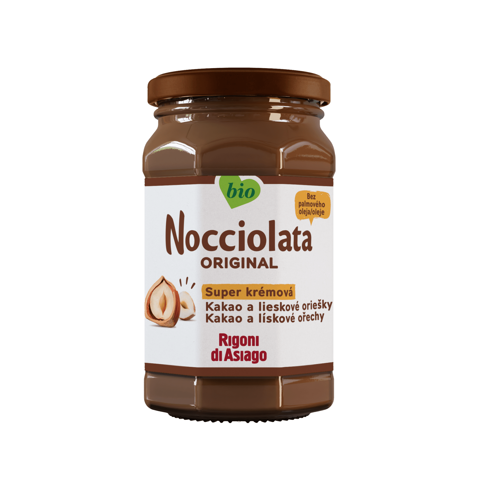 RIGONI DI ASIAGO Nocciolata BIO lieskovoriešková nátierka 250 g