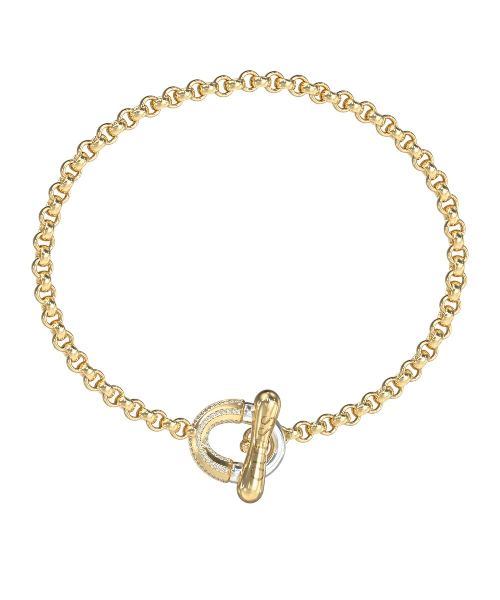 Guess Bicolor náramok Majorelle JUBB05372JWYGRH 21 cm