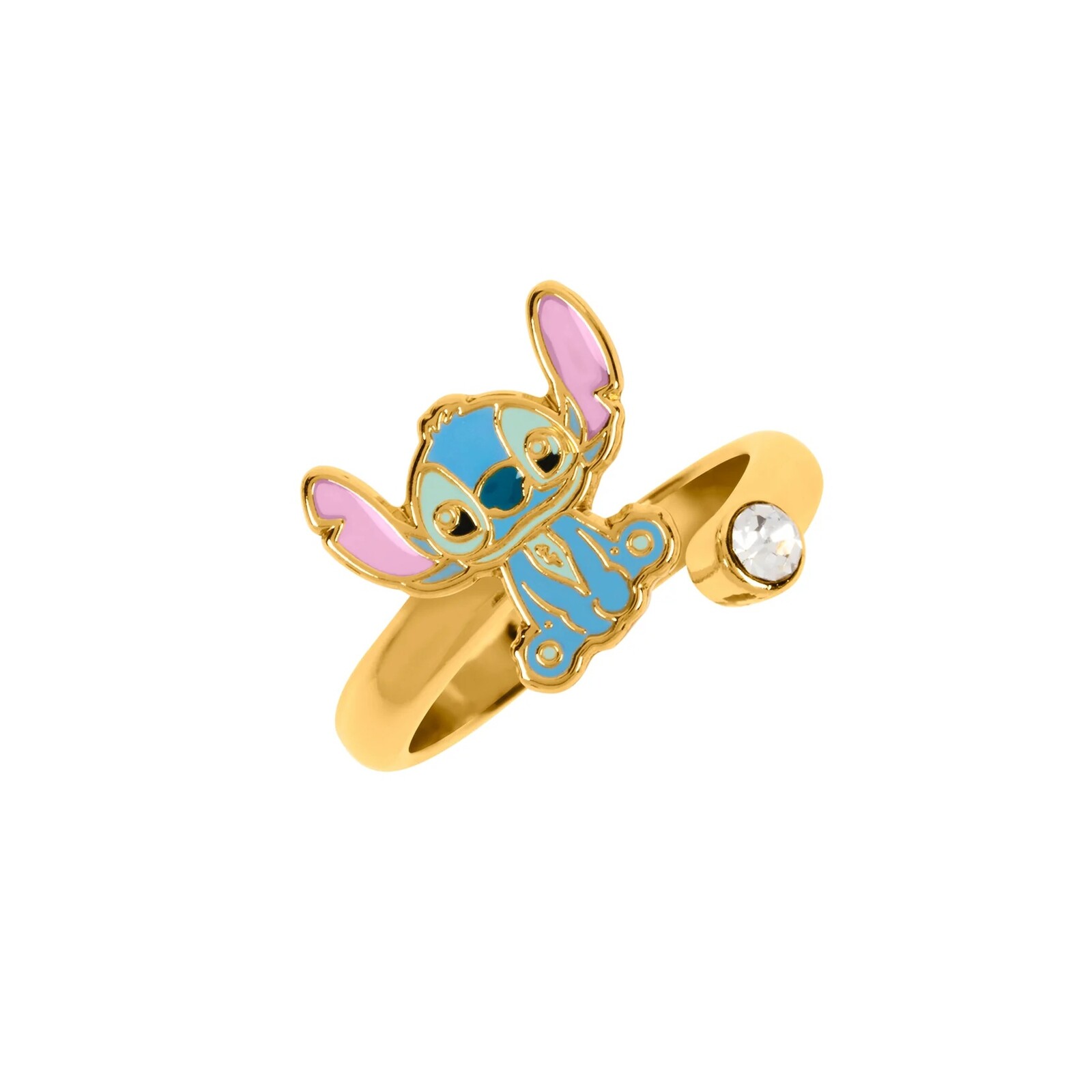 Disney Otvorený pozlátený prsteň Lilo & Stitch RF00393YRWL.PH