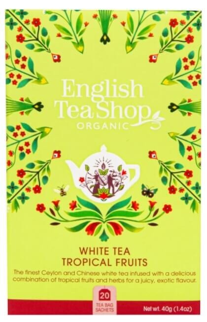 English Tea Shop Biely čaj s tropickým ovocím BIO 20 sáčkov