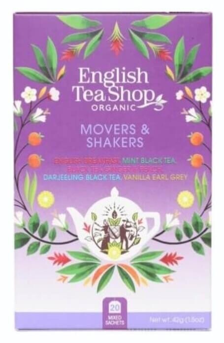 English Tea Shop Súprava čajov Movers and shakers 20 sáčkov