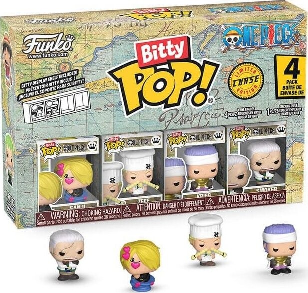 Funko Pop! Bitty 4-Pack One Piece Sanji, 1 ks náhodná