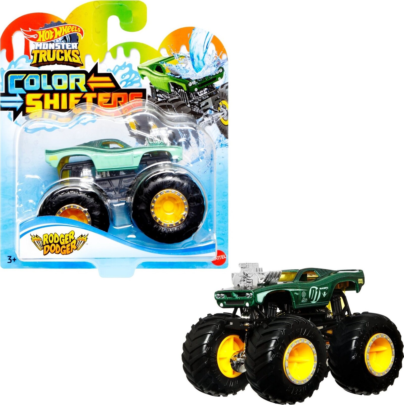 Hot Wheels Monster trucks Color Shifters