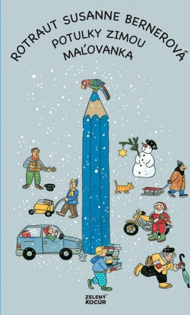 Potulky zimou, omaľovánka