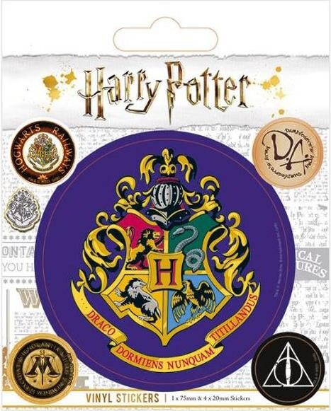 Harry Potter: Hogwarts – samolepky súprava 5 ks