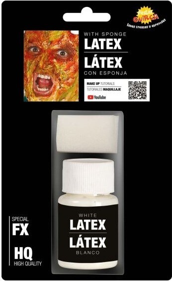 Biely Latex s hubkou – Halloween – 26 g