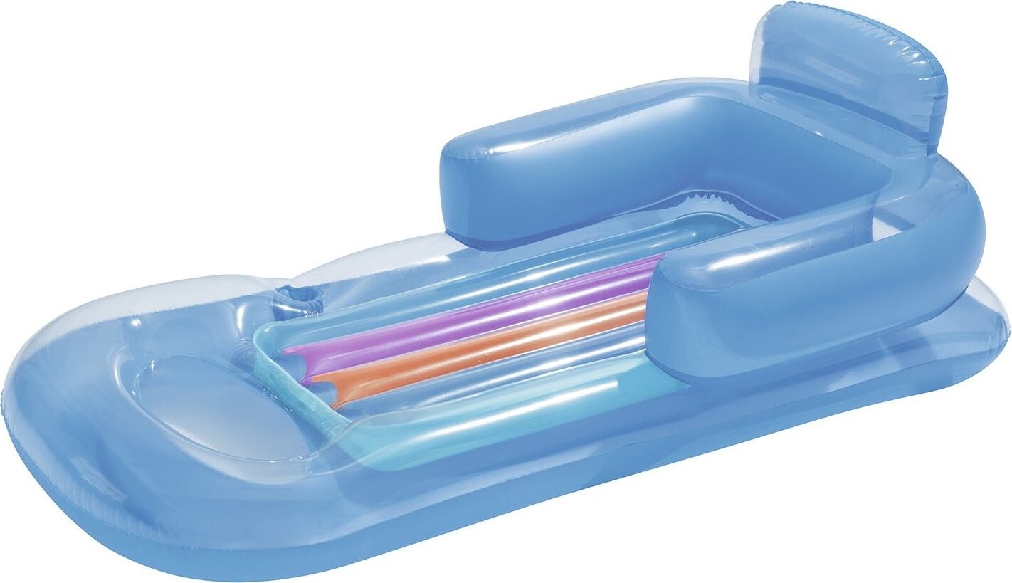 Bestway 43028 Nafukovací matrace, křeslo, lehátko, 161 × 84 cm, modré